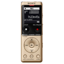 索尼（SONY）录音笔ICD-UX570F 4GB 金色 智能降噪升级款 专业线性录音棒