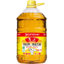 鲁花 食用油 5S物理压榨 压榨一级 花生油 6.18L＋凑单品