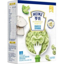 亨氏宝宝面条婴儿面条辅食鳕鱼西蓝花蝴蝶面192g