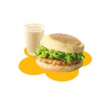 萌吃萌喝 麦当劳早餐火腿扒麦满分组合