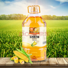 山东老字号，金胜鲜油坊 压榨一级玉米胚芽油 6.18L（非转基因/物理压榨）