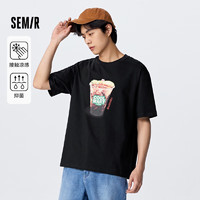 Semir 森马 PLUS:森马 短袖T恤男夏季男女同款休闲风上衣t恤百搭简约款