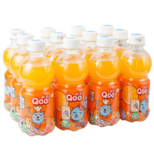 PLUS会员：Qoo酷儿 橙味 果汁饮料 300ml*12瓶 整箱装