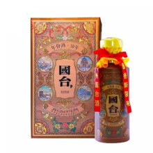 百亿补贴： GUOTAI 国台 十年（10年）棕色酱香型白酒53度500ml单瓶装酱酒