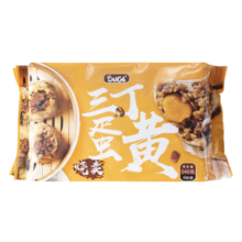 一条狗 糯米三丁蛋黄烧麦 烧卖 540g 6只 面点生鲜 儿童早点 速食早餐