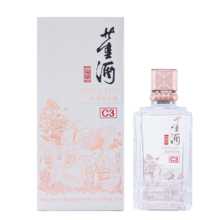 plus会员：董酒 窖藏系列 窖藏C3 董酱兼香型白酒 50度 500ml+凑单
