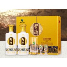 习酒金质习酒 酱香型53度 500mL 2瓶 定制礼盒装
