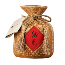 京东百亿补贴、Plus会员立减:酒鬼 黄坛 馥郁香型白酒 52度 468ml 礼盒装 年货送礼