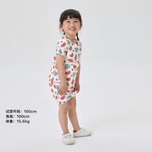 Gap 盖璞 女幼童夏季款纯棉印花短袖601695儿童装运动可爱T恤