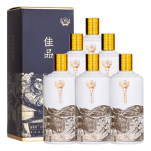 plus会员，京东百亿补贴:珍酒 佳品 酱香型白酒 53度 500mL 6瓶（整箱装）