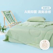 百丽丝水星  可水洗双人抗菌夏被薄被子 【A类可水洗】 200cm×230cm  多色