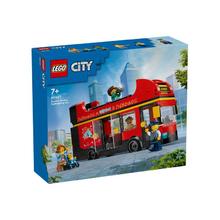 LEGO 乐高 新品 积木男孩城市60407红色双层观光巴士儿童玩具7岁以上