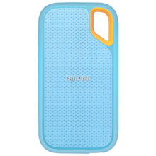 闪迪（SanDisk）2TB Nvme移动固态硬盘（PSSD）E61至尊极速卓越版海天蓝SSD 读速1050MB/s 手机直连笔记本外接硬盘