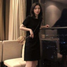 OopsCiah 黑裙法式小众连衣裙 OP-LZ3BA1477A0