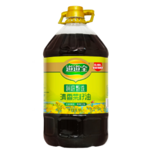 PLUS会员：道道全   洞庭甄选清香菜籽油6.18L *3件