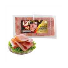 万威客自由装150g 猪肉火腿片+牛肉火腿片+培根 早餐三明治午餐肉切片