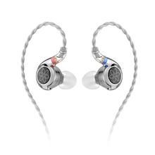 FiiO 飞傲 FD11 双腔体单动圈可换线入耳式耳机HIFI发烧重低音0.78双针可换线设计 3.5mm接口(带麦)
