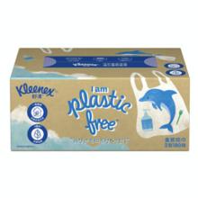 Kleenex 舒洁 海豚纸盒装纸巾1层180抽*6盒 无塑料更环保