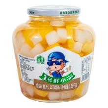 一号果仓一号果仓什锦罐头1250g/罐什锦水果罐头大玻璃瓶休闲零食品