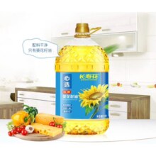PLUS会员:长寿花 压榨葵花籽油5L*2桶