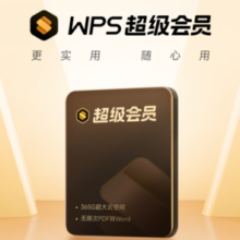 PLUS会员！WPS 金山软件 超级会员月卡 4年