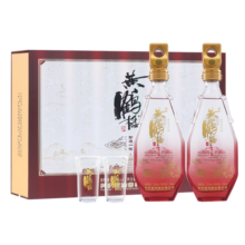 黄鹤楼酒 更上层楼 珍选一楼 浓香型白酒 52度 500ml*2瓶  礼盒装