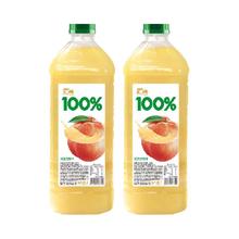 汇源 100%桃混合果汁2L*2瓶装