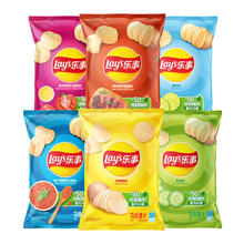 Lay's 乐事 薯片原切袋装混合口味组包240gx1组口味随机零食端午
