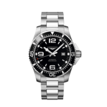 浪琴（LONGINES）瑞士手表 康卡斯潜水系列 机械钢带男表 礼物 L38414566