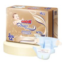 大王（GOO.N）【复购专用】光羽自在之息纸尿裤 S54片(4-8kg)尿不湿 柔透贴身