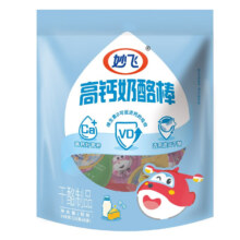 PLUS会员:妙飞（milkfly）儿童奶酪棒 原味108g*2+水果味108g*2（24支）