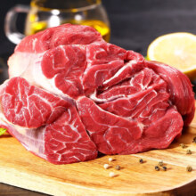 plus会员:游牧御品 原切牛腱子 1kg＊2件