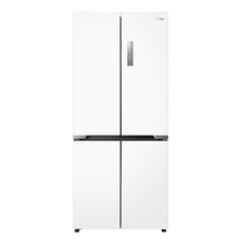 预售、PLUS会员：Midea 美的 MR-535WUSPZE 十字门 超薄零嵌 双系统双循环 510L 白色