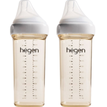HEGEN海格恩奶瓶新生儿奶瓶婴儿奶瓶防胀气PPSU奶瓶双支装原装进口 330ml 奶瓶*2