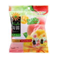 概率券、京东plus:芭干达 蒟蒻(魔芋)果汁果冻（芒果味+桃子味）120g*12件