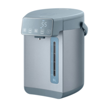 美的（Midea）电热水瓶电水瓶 烧水壶电热水壶304不锈钢 光感节能 多段保温 5L大容量MK-SP01-J【0塑料水路】