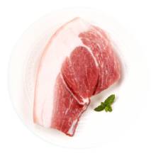 精气神 国产山黑猪带膘腿肉600g