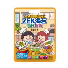 PLUS会员：Zek 每日拌饭海苔 蔬菜多多 70g*3件
