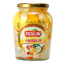 88VIP会员：HUANLEJIA 欢乐家 北果什锦水果罐头 900g
