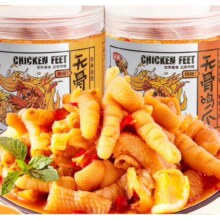 PLUS会员，需首购:正新 无骨鸡爪 柠檬酸辣 微辣500g*1+中辣500g*1 共1kg