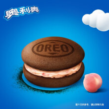 plus会员，概率券:奥利奥（Oreo）夹心云朵蛋糕  粒粒桃桃味4枚 88g 1 盒*3件