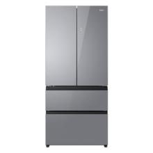 以旧换新、PLUS会员：Haier 海尔 BCD-500WGHFD45ASU1彩晶嵌入式超薄干湿分储法式多门冰箱 500升
