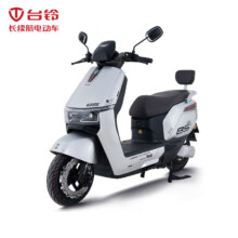 京东百亿补贴， 台铃电动车超能S·塞北电动摩托车72V石墨烯电摩超长续航踏板摩托车 极致银（炫酷系）
