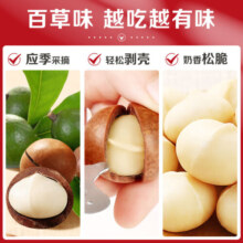 百草味 罐装夏威夷果500g 奶油味每日坚果仁干果类零食小吃特产送礼