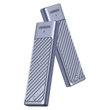 绿联（UGREEN） M.2 NVMe/SATA双协议固态硬盘盒 Type-C/USB3.2移动硬盘盒 适用笔记本电脑苹果15外接SSD机械硬盘