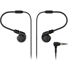 铁三角 ATH-E40 入耳式挂耳式有线耳机 黑色 3.5mm