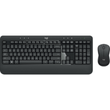 罗技（Logitech）MK540无线键鼠套装 电脑办公无线键盘鼠标套装办公键鼠笔记本台式通用优联全尺寸薄膜键盘自带掌托 黑色