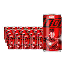 88VIP会员：Coca-Cola 可口可乐 碳酸饮料无糖漫威罐200ml*12罐*2整箱汽水