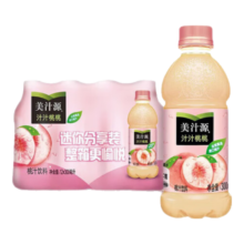 Plus会员、概率券：美汁源 Minute Maid 汁汁桃桃 桃汁饮料 300ml*12瓶 整箱装