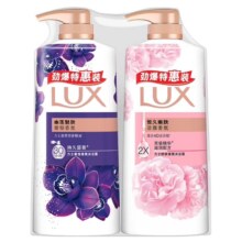 力士(LUX)沐浴露套装 幽莲魅肤680g+恒久嫩肤680g